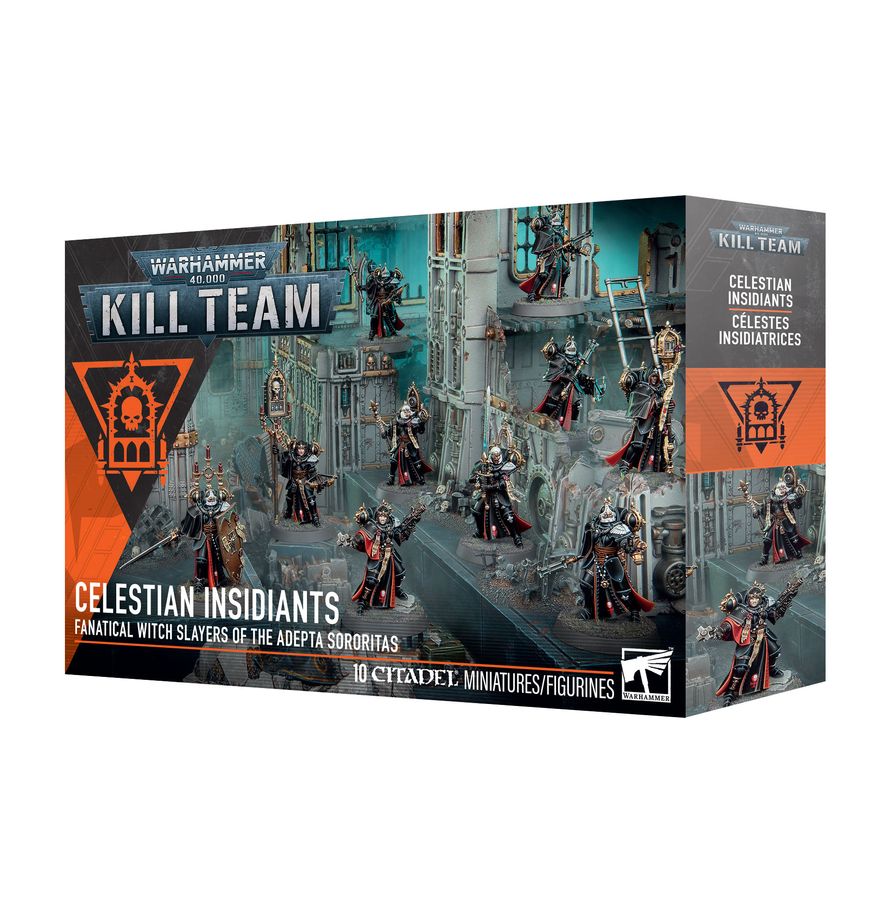Adepta Sororitas Celestian Insidiants miniatures