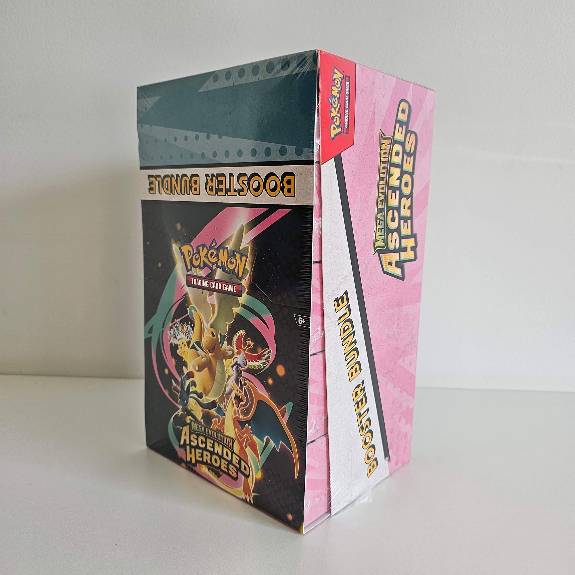 Pokémon TCG Ascended Heroes Booster Bundle closed presentation box