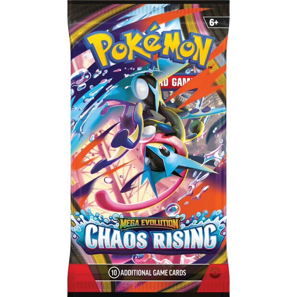 Neatly arranged Pokémon trading cards from a modern expansion