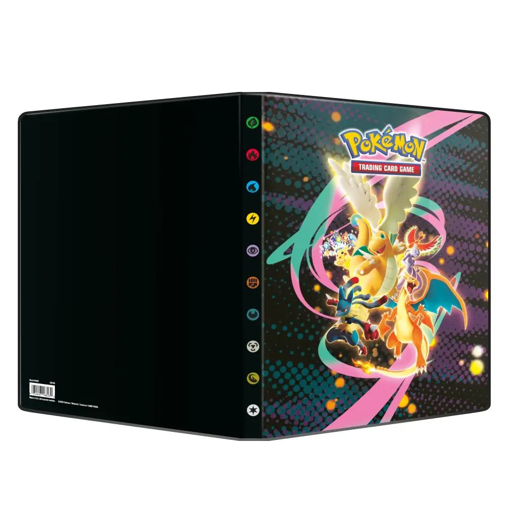 Inside look at the high-clarity pocket pages of the Pokémon album.
