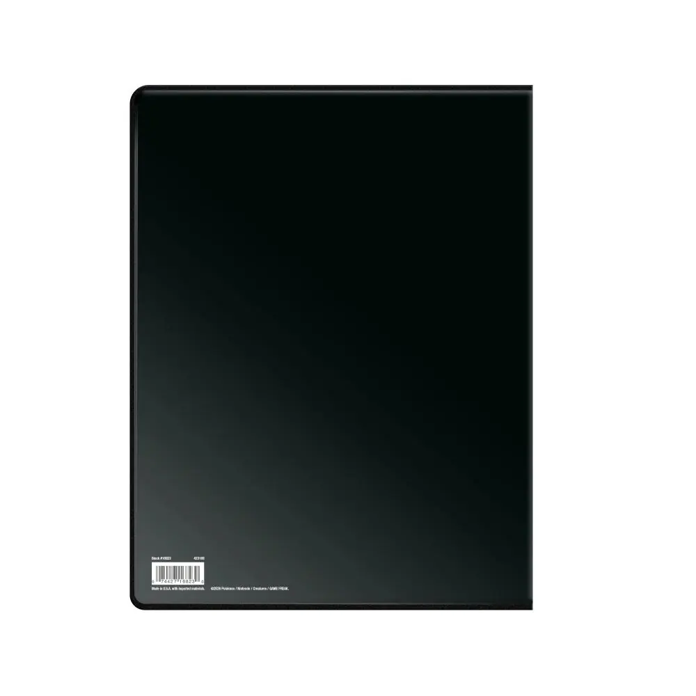 Full layout of the premium A4 Pokémon card binder.