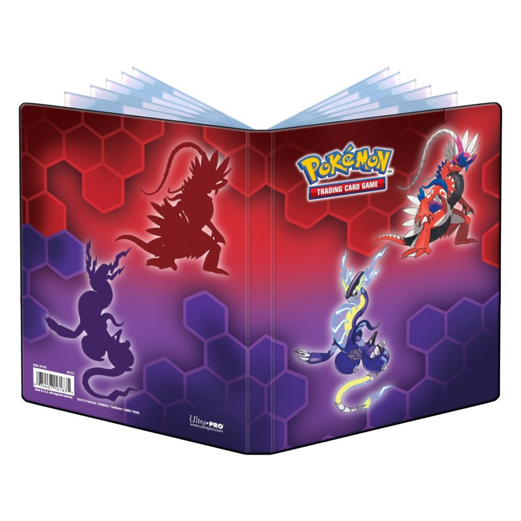 Pokémon UP: GS Koraidon & Miraidon - A5 album na 80 kariet predná strana