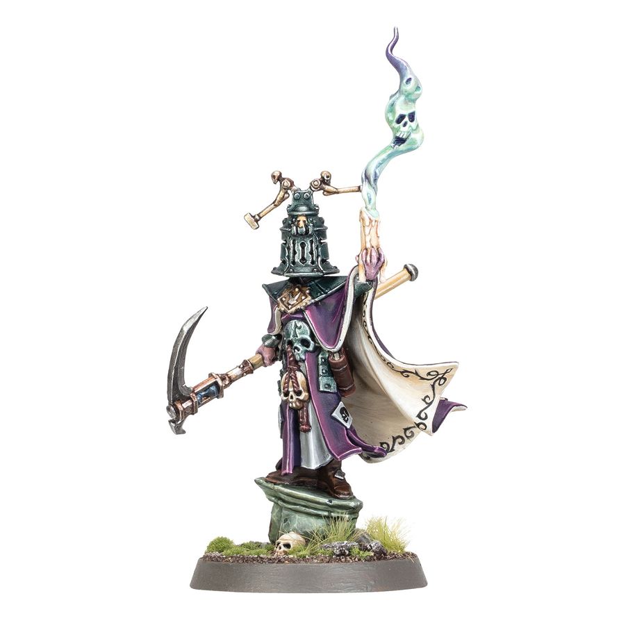Amethyst Knellmage miniature front view