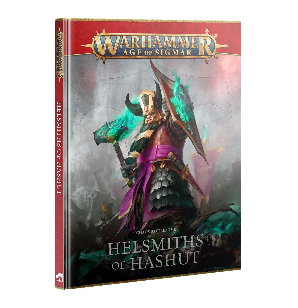 Obálka knihy Chaos Battletome – Helsmiths of Hashut