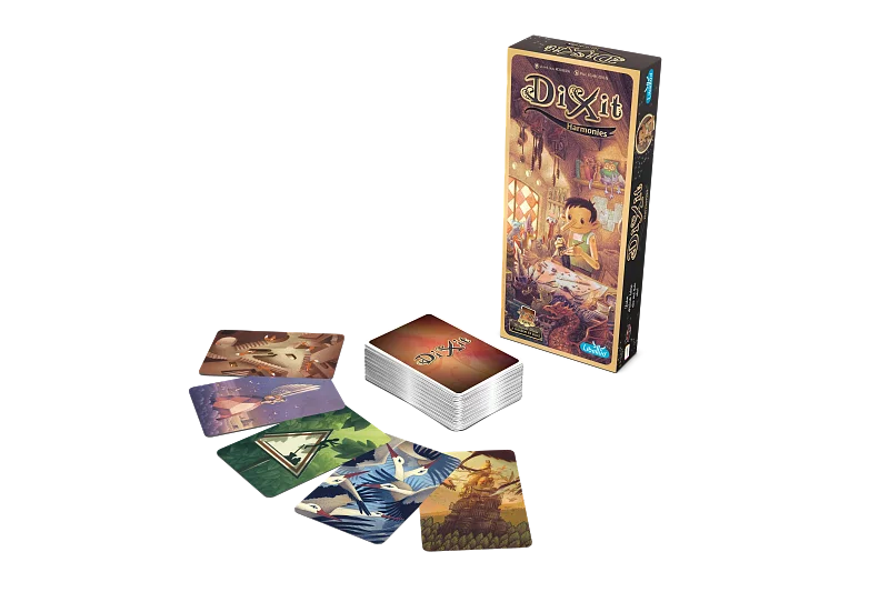 Detail of dreamlike cards from the Dixit Harmonies expansion