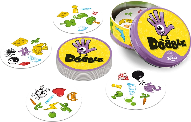 Close-up of cards featuring various symbols