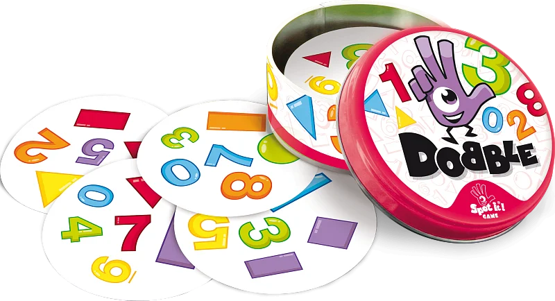 Kids excitedly playing Dobble 1-2-3