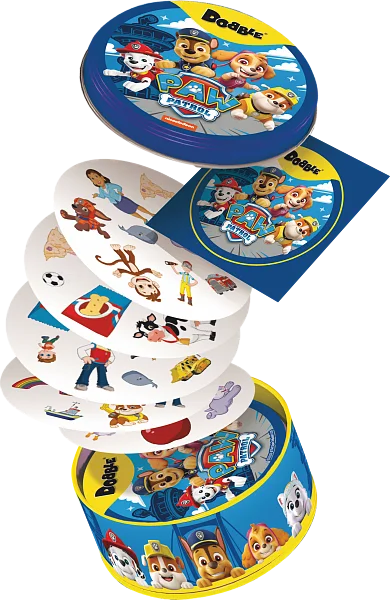 Detail of cards with PAW Patrol theme