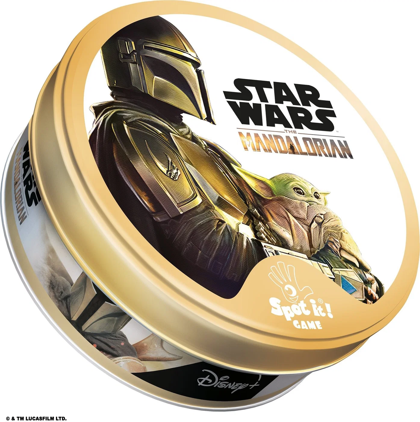 Detail of cards with The Mandalorian theme