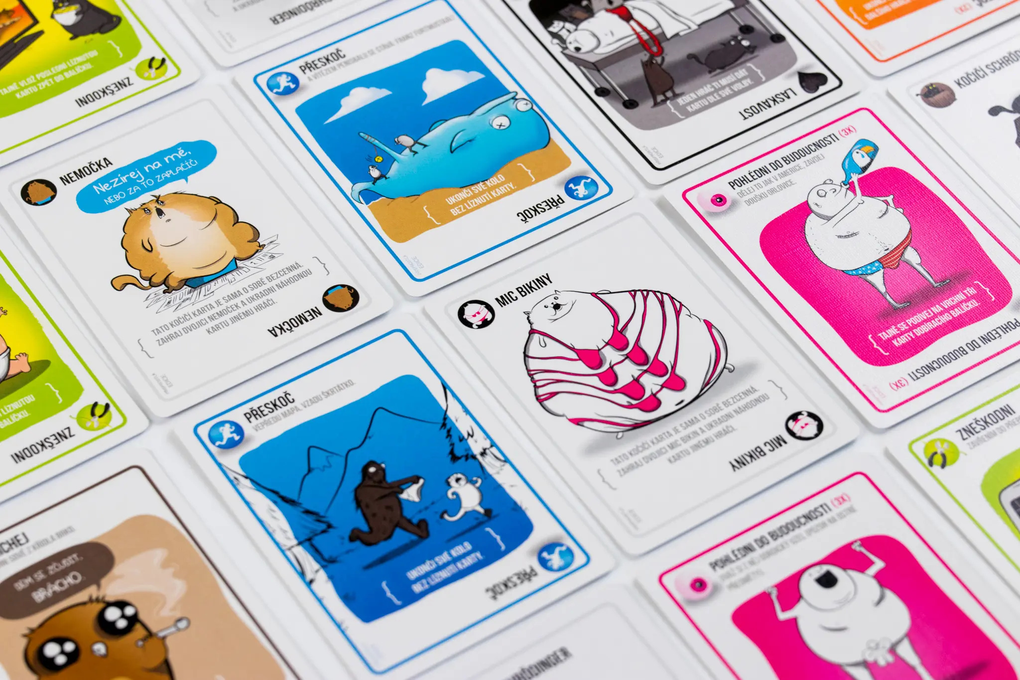 Detail view of the NSFW card deck.