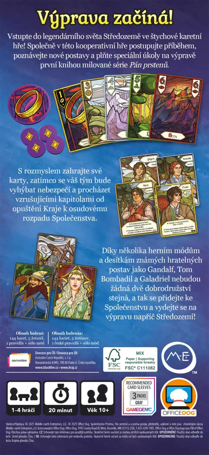 Card featuring Gandalf.