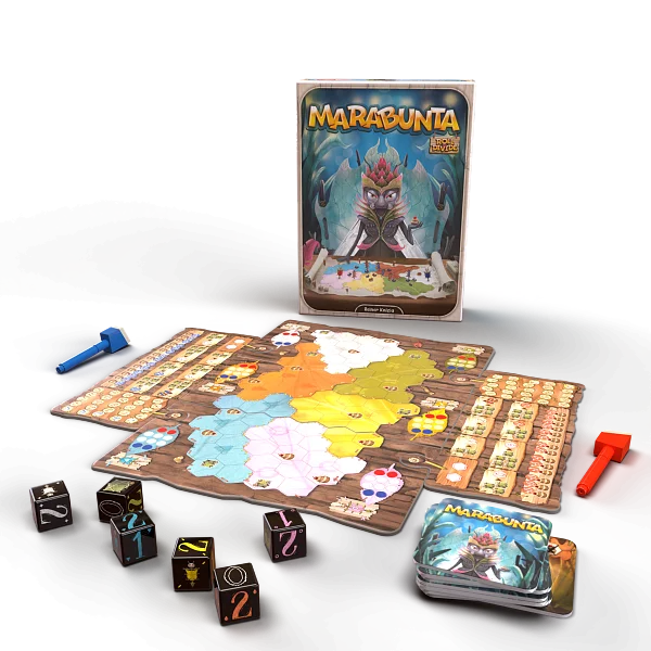 Detail of Marabunta game components