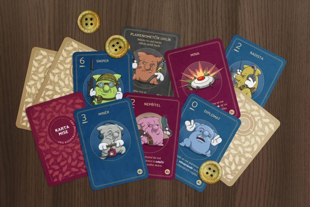 Detailed view of Bulánci figures and the game board.