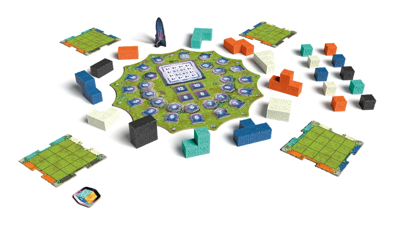 Players focusing on strategic planning in MONOLYTH