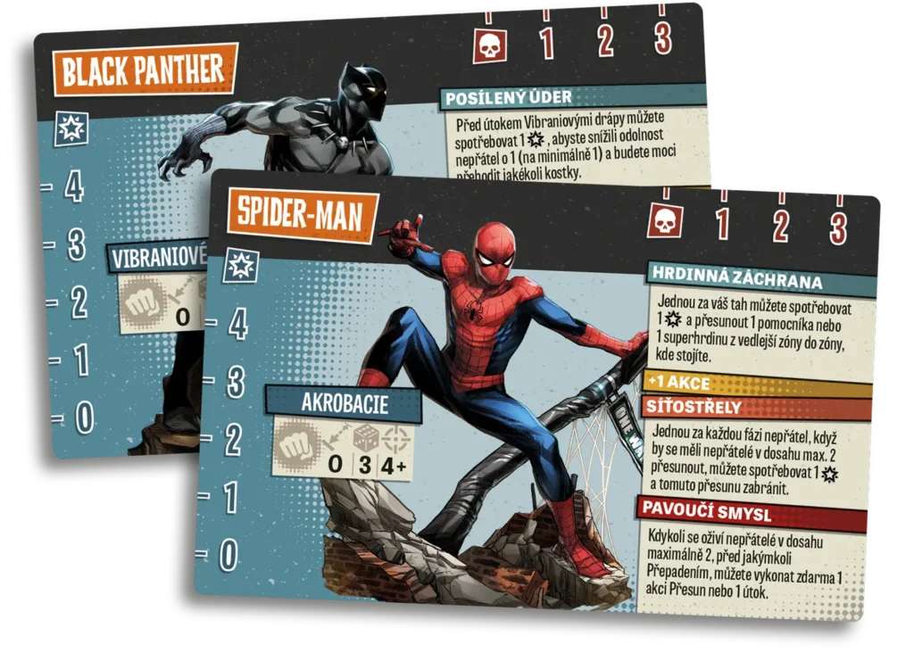 Heroes in action against an overwhelming force of zombies.