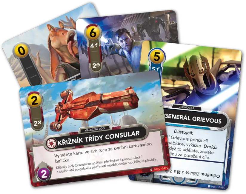 Card featuring Clone Troopers.