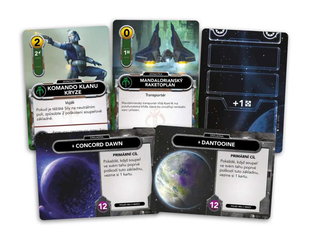 Mandalorian warrior card.