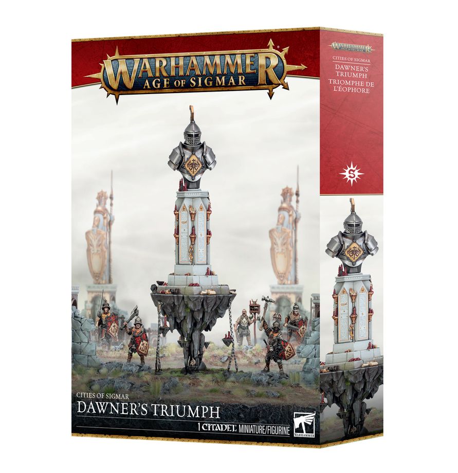 Detailně namalovaný velitelský štáb Cities of Sigmar