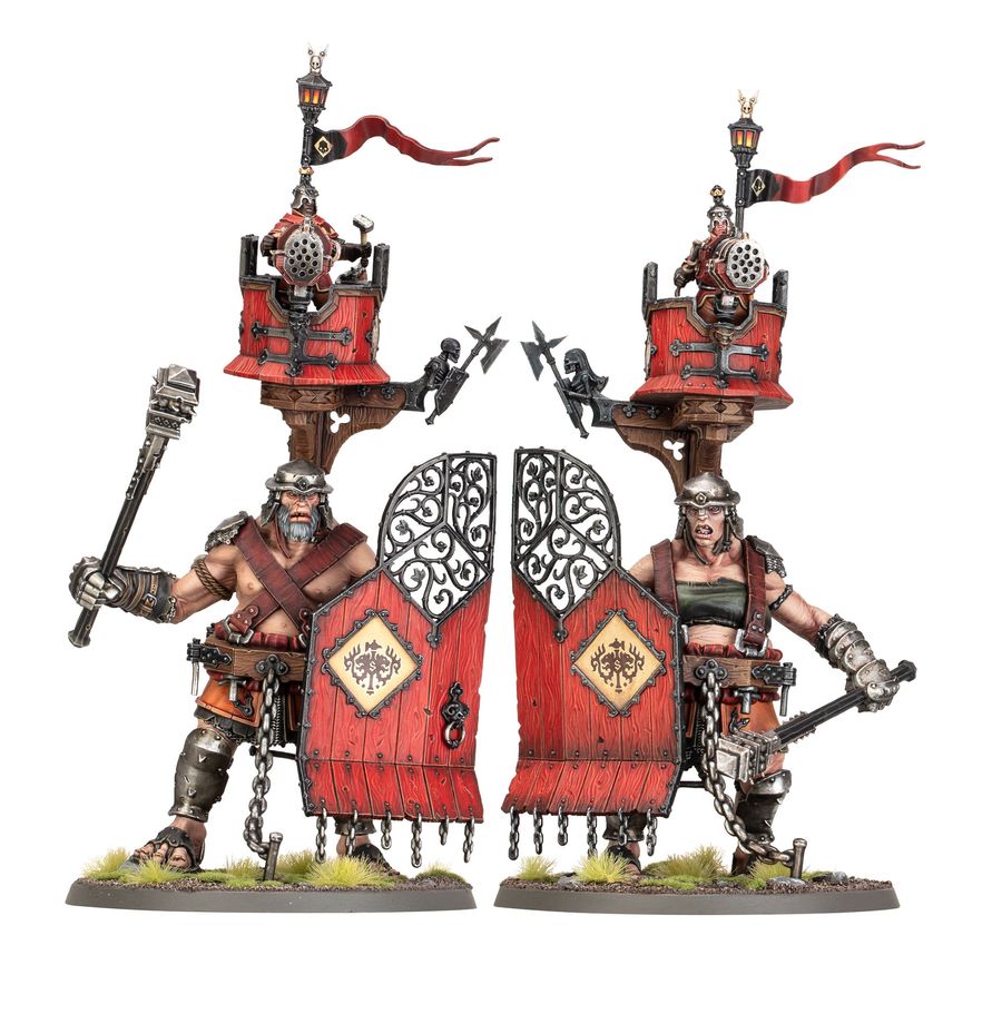 A pair of Gate Gargants looming over the battlefield