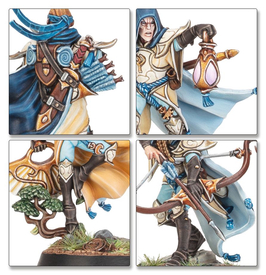 Thyrielle's Zephyrites positioned tactically across objective hexes