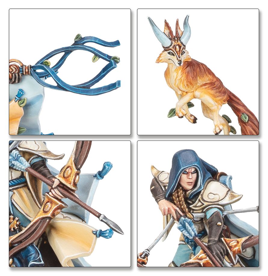 Close-up of Thyrielle's ornate wind-helm and sunmetal sword