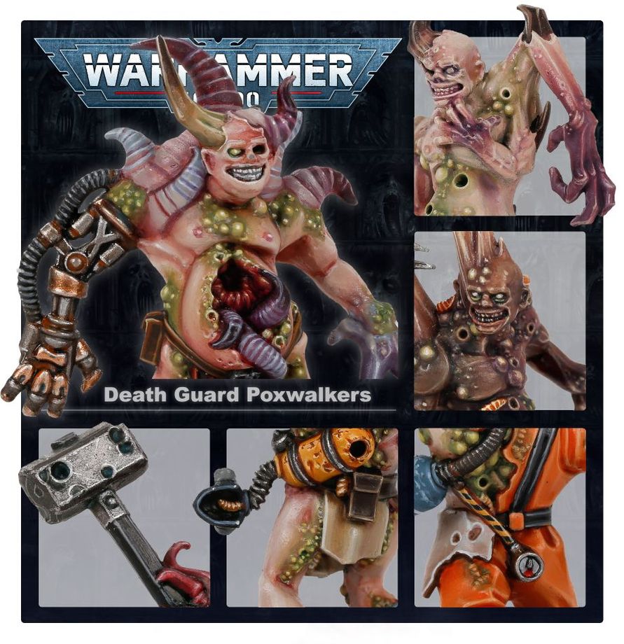 Warhammer 40K Death Guard Poxwalkers jednotka