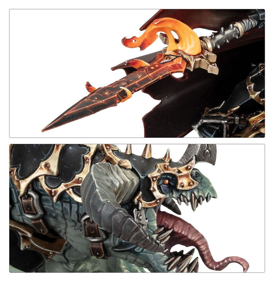 Close up of the spear Gorvech