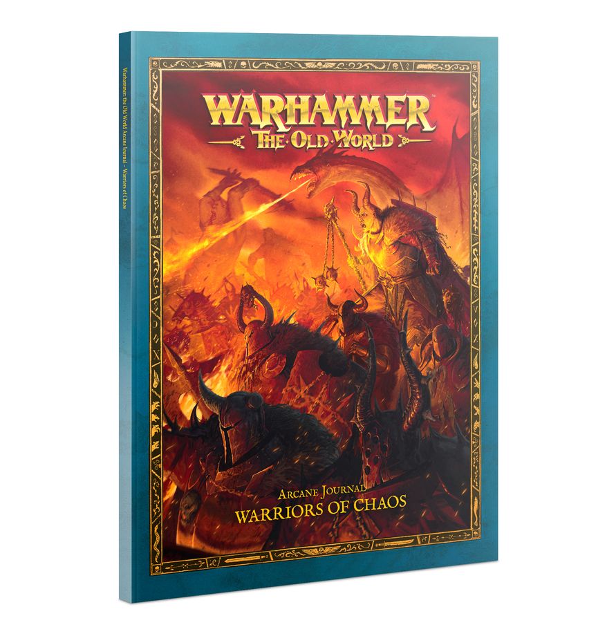 Válečníci Chaosu vyrážející do bitvy ve Warhammer The Old World