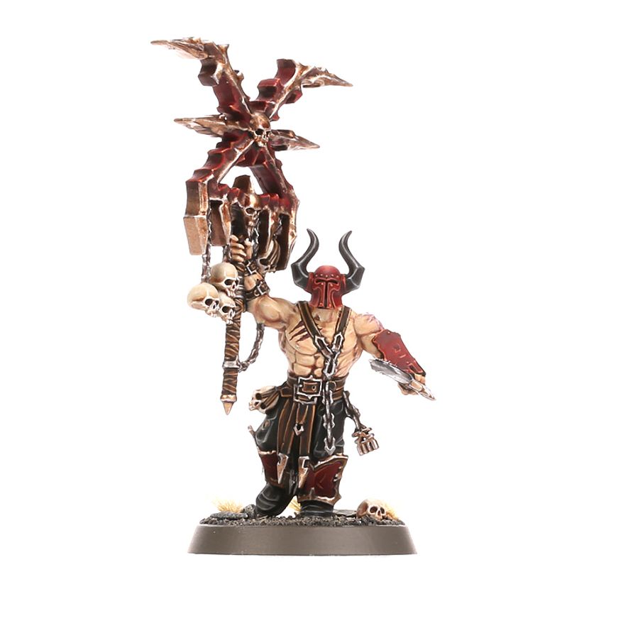 Box art showcasing a large group of charging Bloodreavers wielding axes and blades.