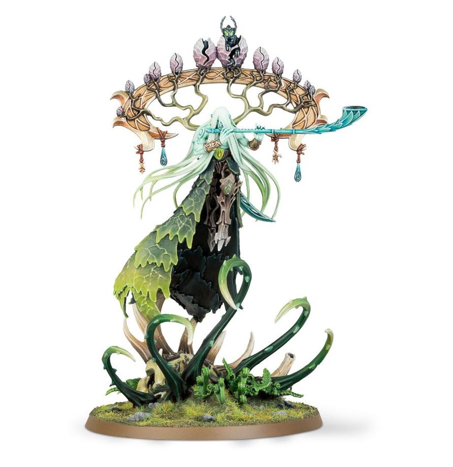 Warsong Revenant hovering above the ground with its flute