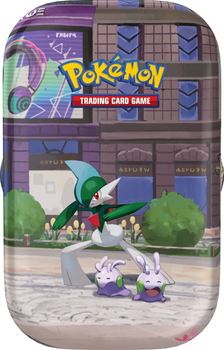 Detailed view of the Pokémon TCG Lumiose City Mini Tin
