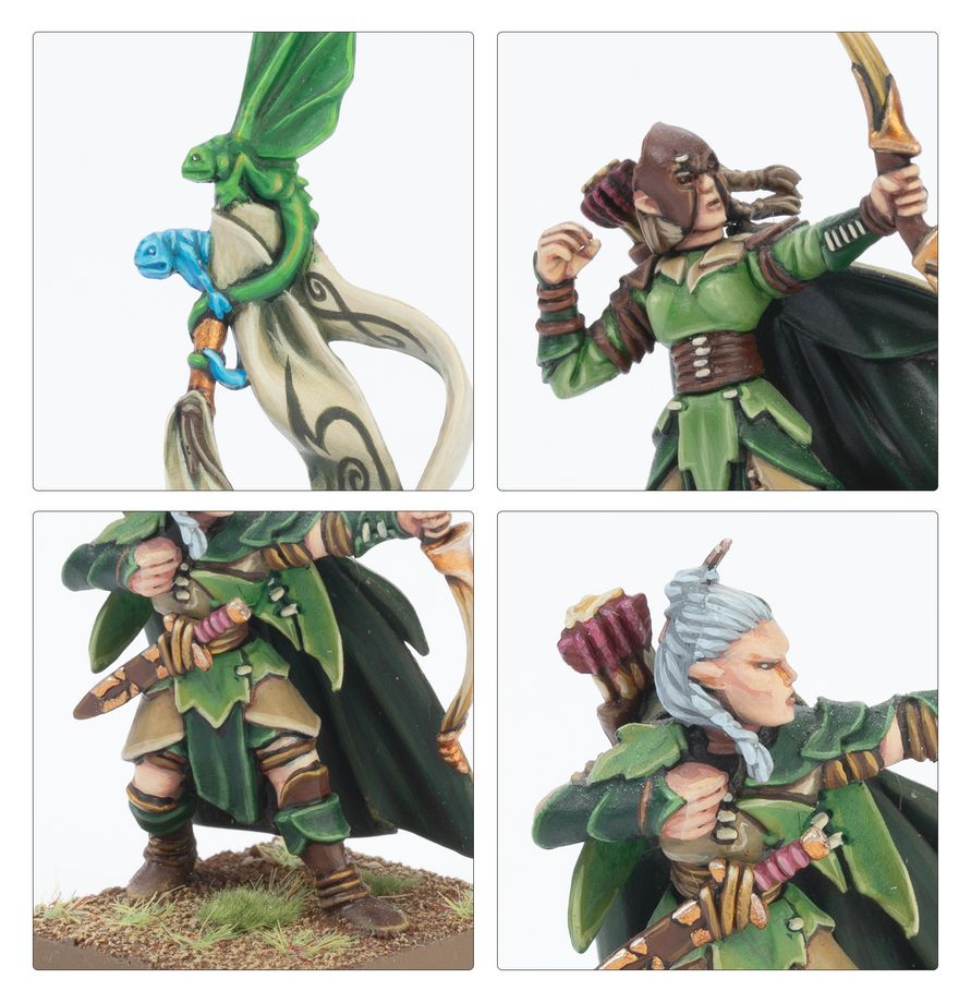 Připravená jednotka Glade Guard na herním stole