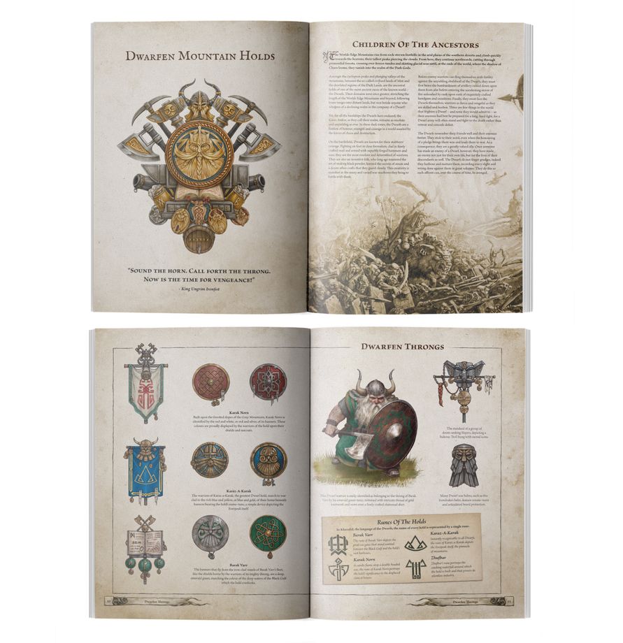 Warhammer Old World: Arcane Journal: Dwarfen Mountain Holds cover