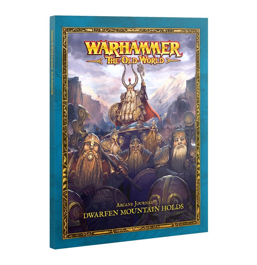 Ilustrace trpasličích válečníků z Warhammer Old World