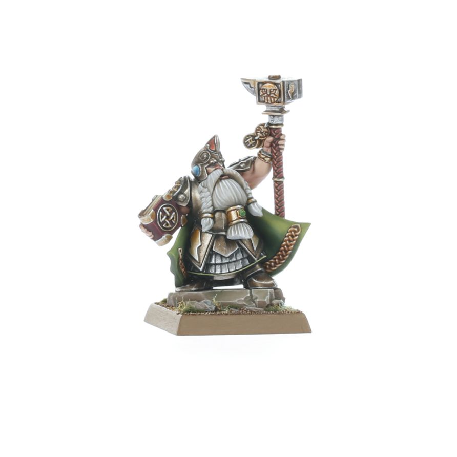 Runesmith vedle jednotky trpasličích válečníků