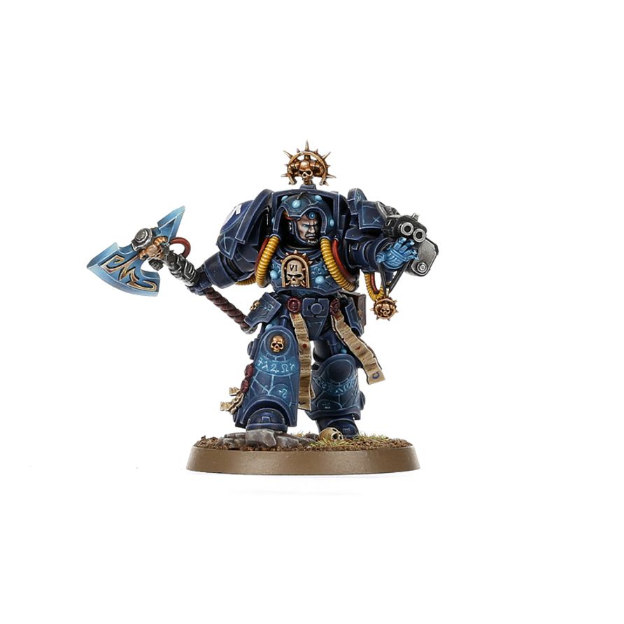 Detailní pohled na miniaturu Librarian in Terminator Armour