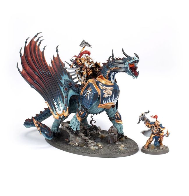 Lord-Celestant on Stardrake ako dominantný model Stormcast Eternals