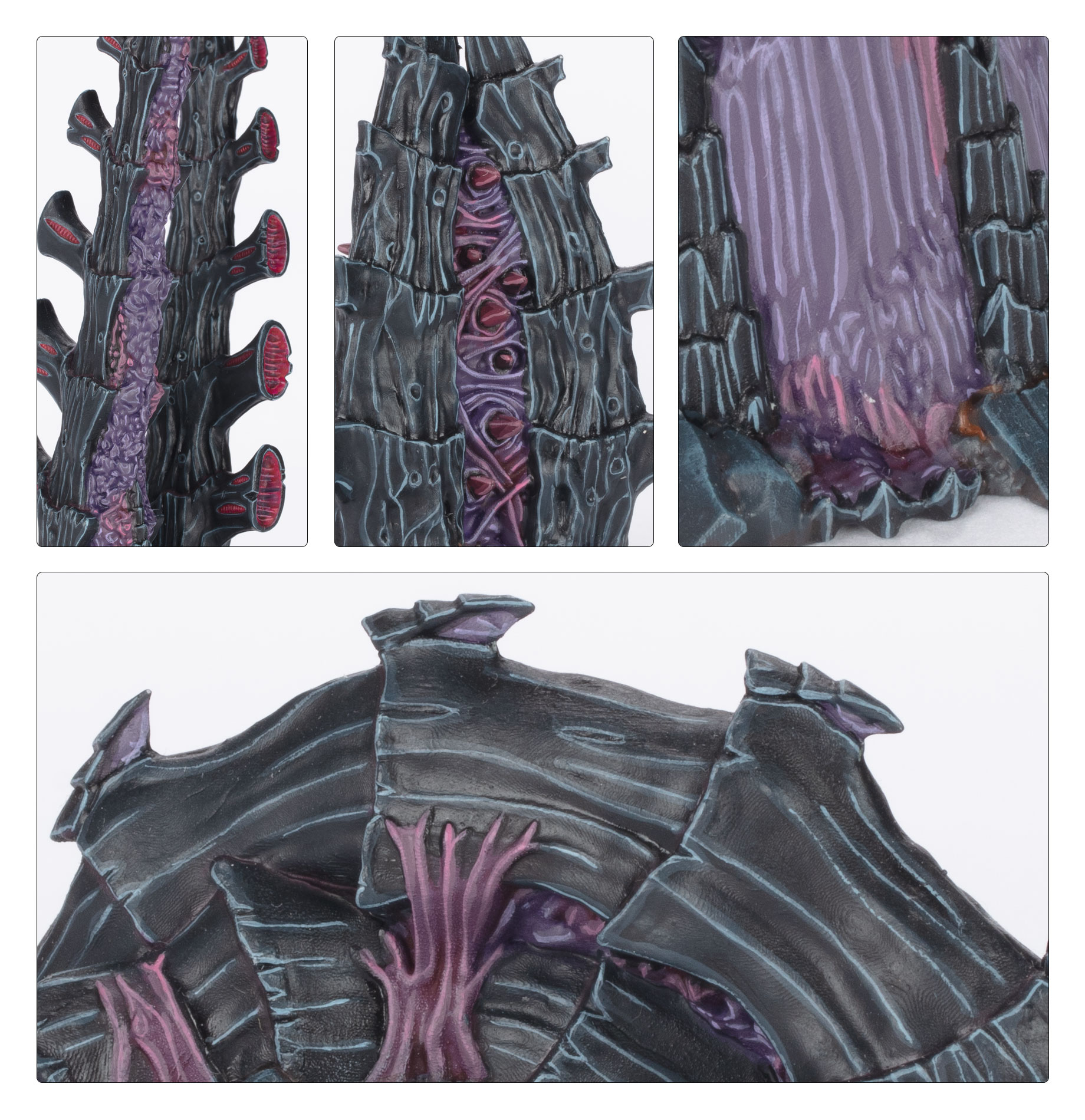 Overview of complementary terrain sets and hobby tools.