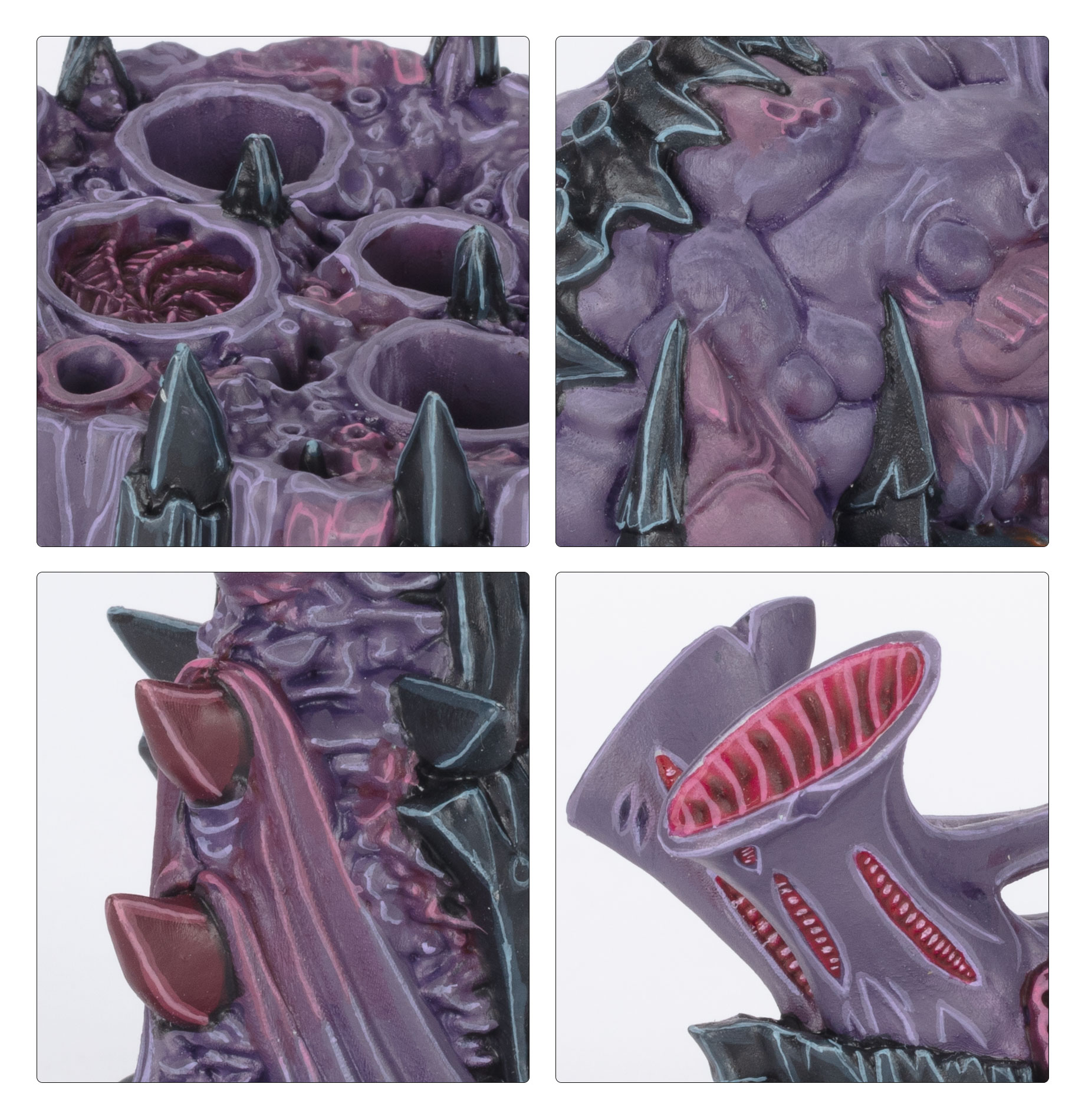 Technical paints suitable for organic effects.