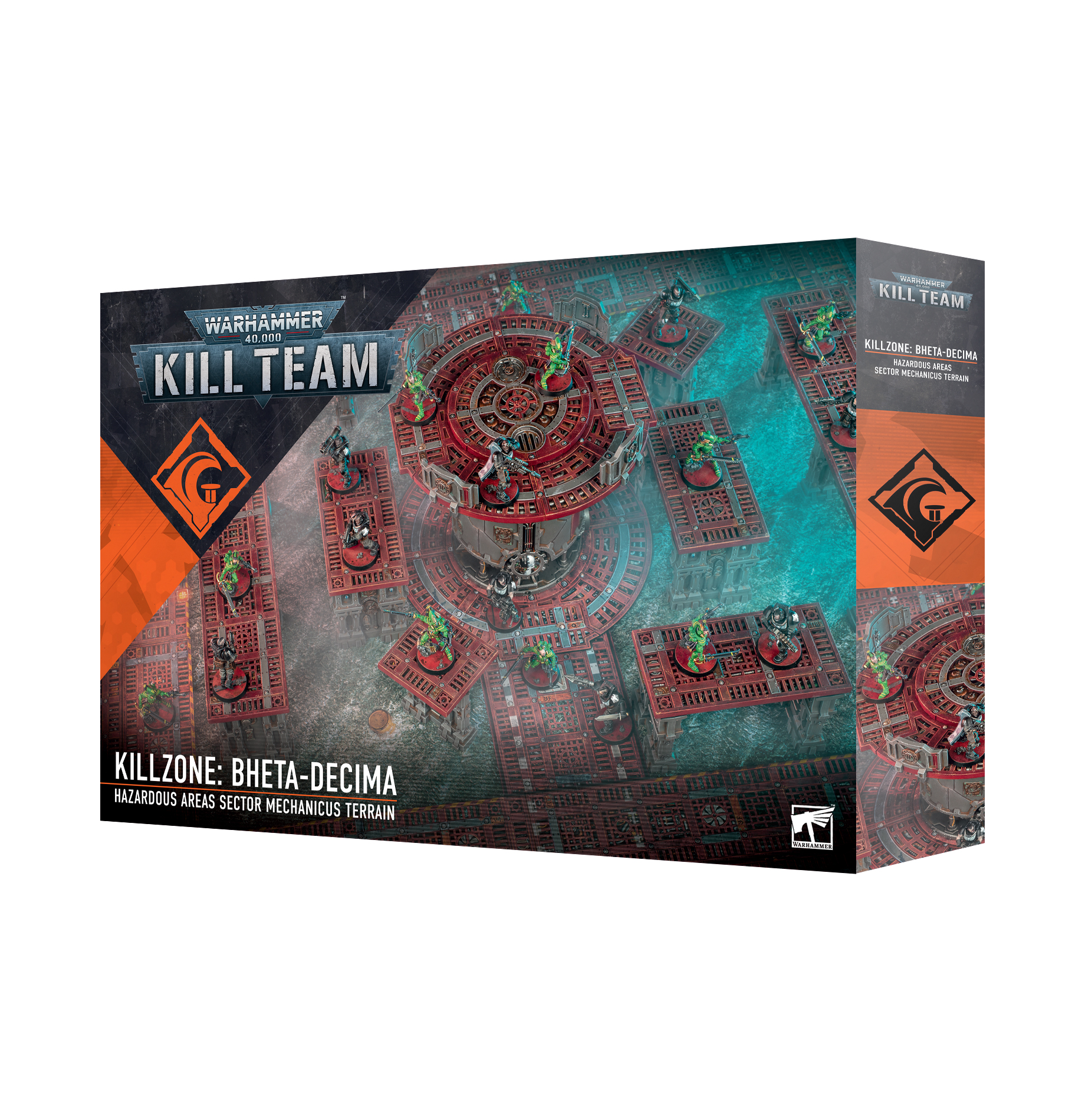 A fully assembled Bheta-Decima battlefield set up for a game.