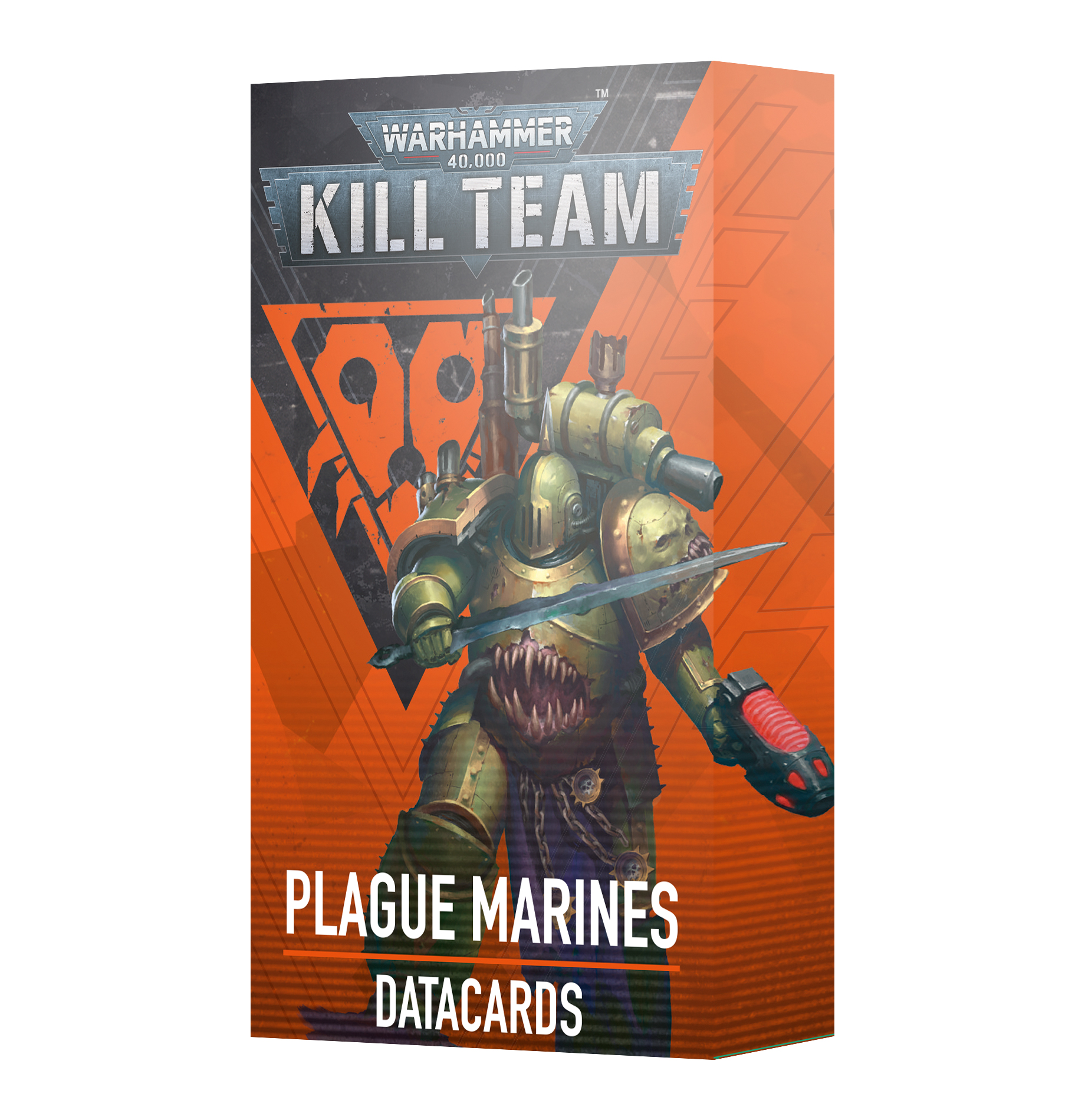 Datacards in use on the game board