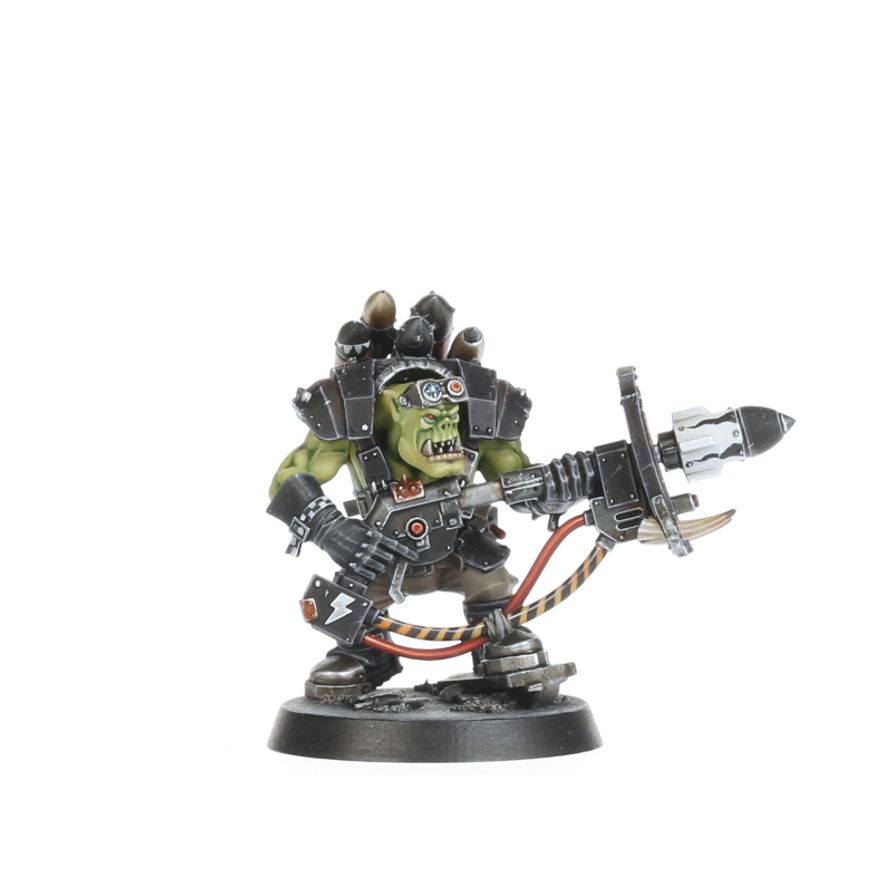 Close-up of Wrecka Krew miniatures