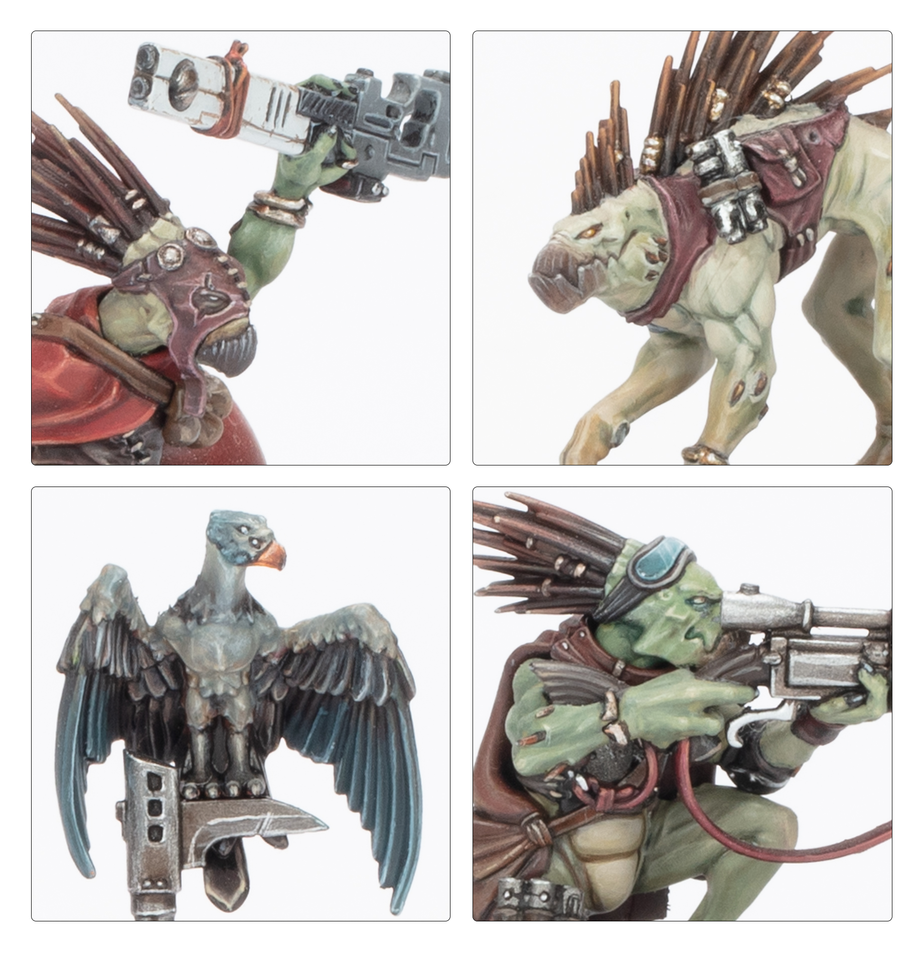 Farstalker Kinband miniatures in close-up