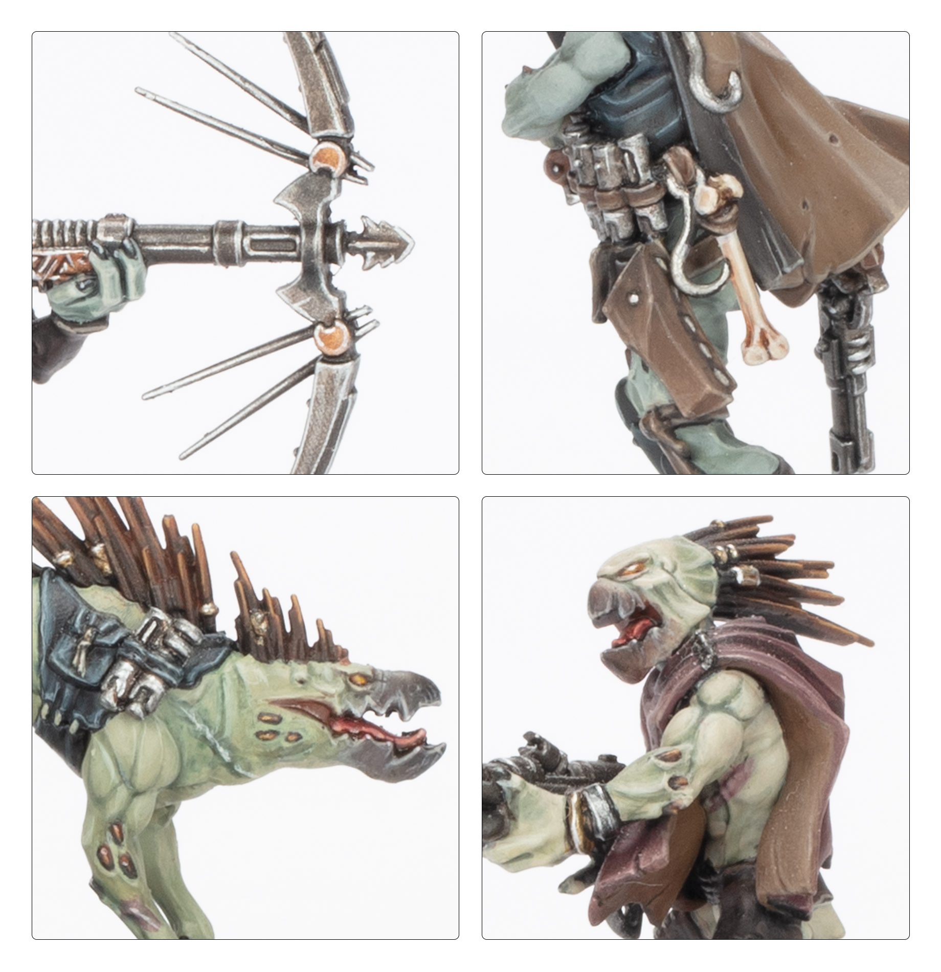 Close-up of Farstalker Kinband weaponry