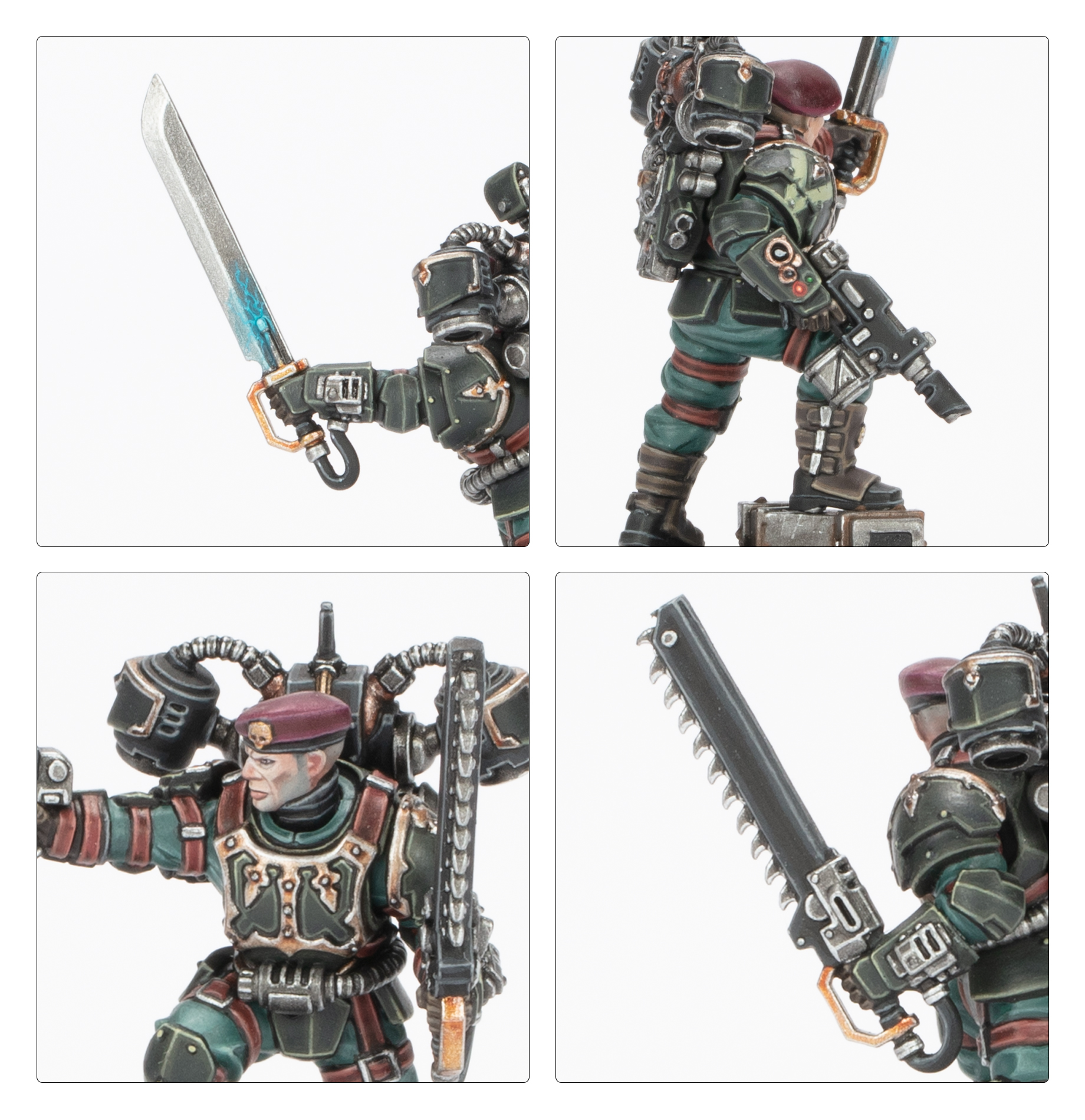 Close-up of a Tempestus Aquilon model