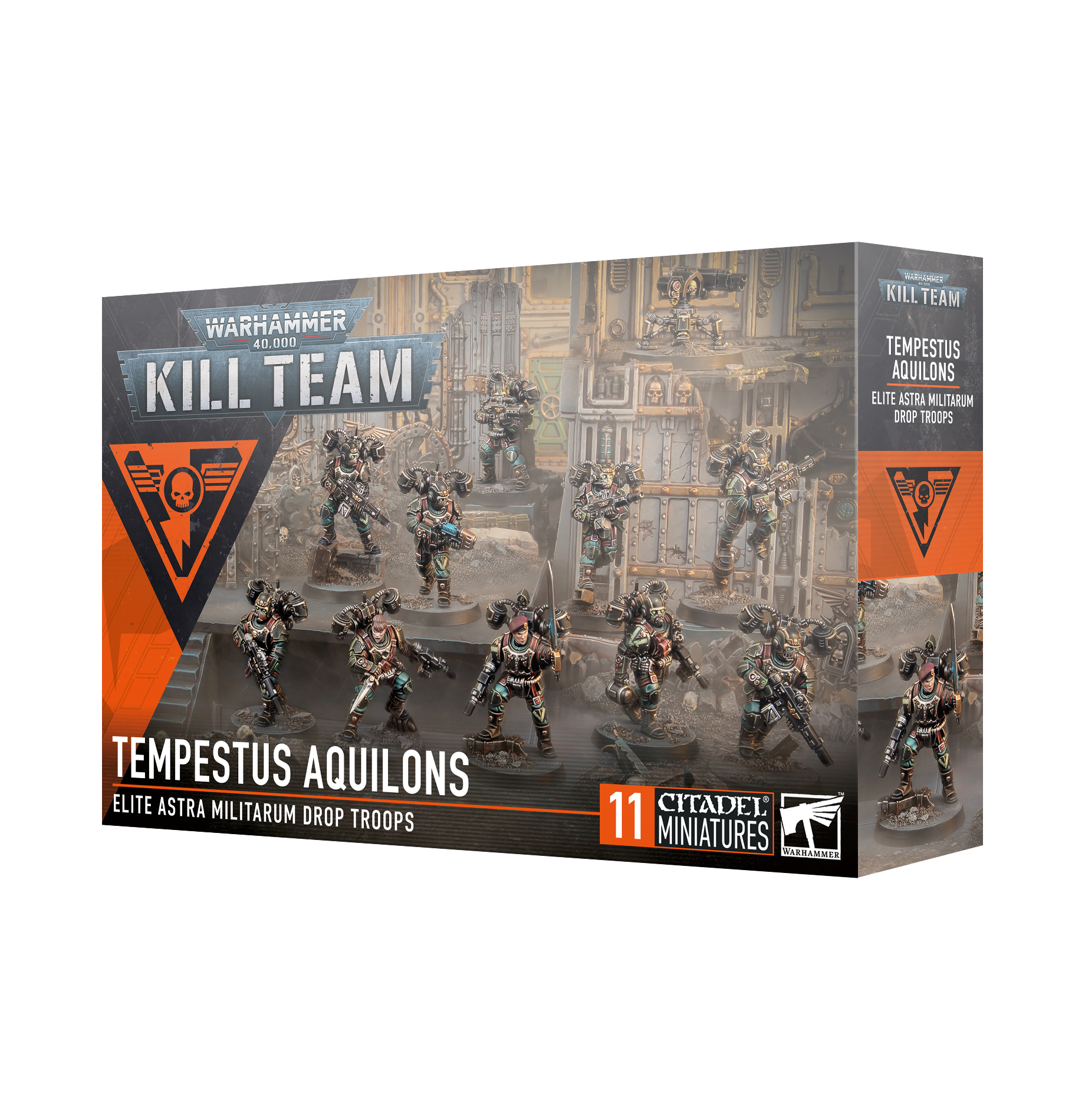 Tempestus Aquilons squad in formation
