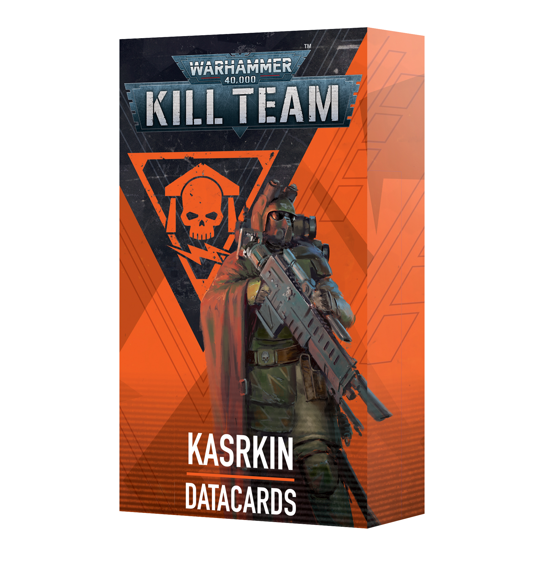 Kasrkin miniatures with reference cards
