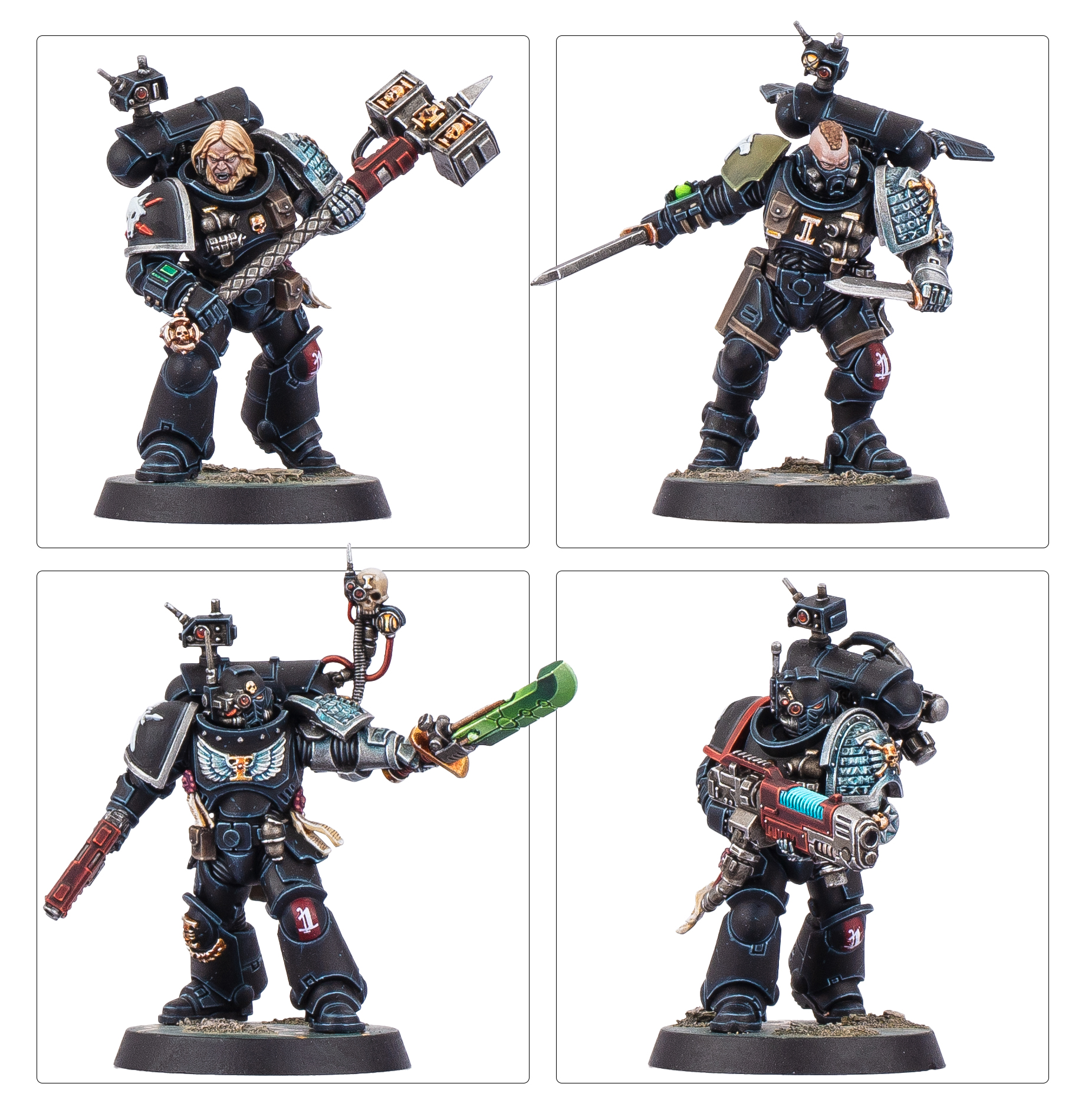 Painted Deathwatch Veteran