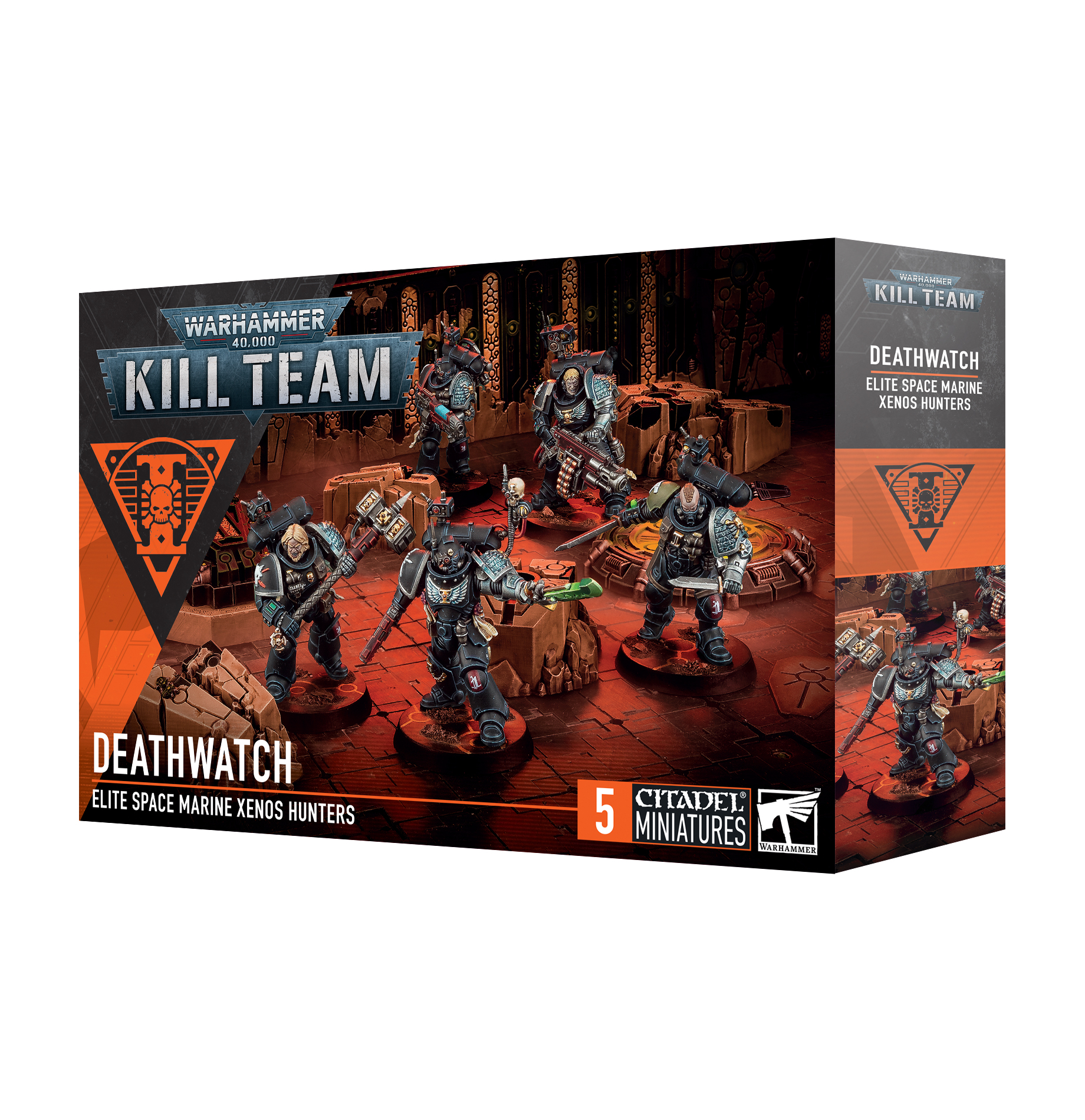 Close-up of Deathwatch equipment