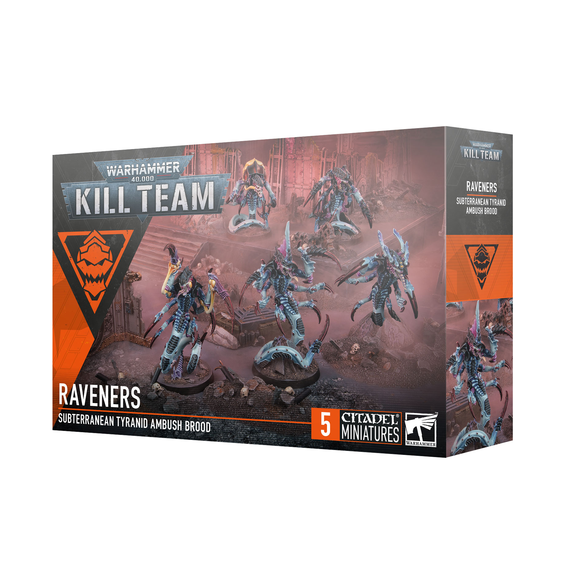 A squad of Raveners emerging from the ground